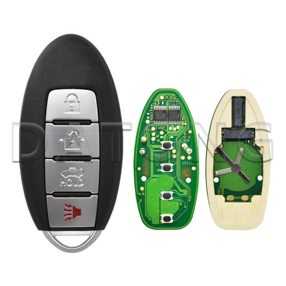 2007-2012 Nissan Maxima / Sentra / 4-Button Smart Key / PN: 285E3-EW81D / CWTWBU735 (AFTERMARKET)